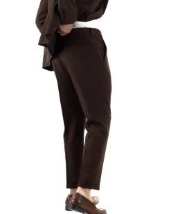 Abito Uomo Doppiopetto Viscosa Classico Sartoriale Marrone AE1201A