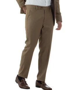 Abito Uomo Monopetto Lana Classico Sartoriale Camel AE1197A