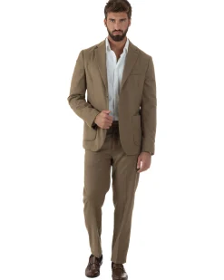Abito Uomo Monopetto Lana Classico Sartoriale Camel AE1197A