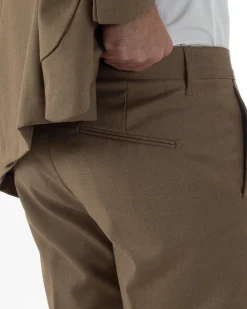 Abito Uomo Monopetto Lana Classico Sartoriale Camel AE1197A
