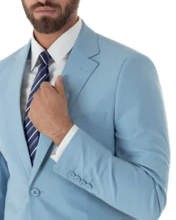 Abito uomo monopetto vestito viscosa completo giacca pantaloni polvere GIOSAL-AE1232A