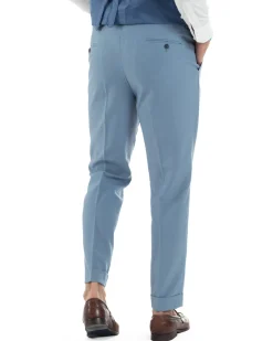 Abito Uomo Monopetto Vestito 3 Pezzi Completo Panciotto Polvere AE1160A