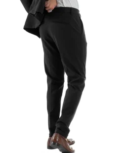 Abito Uomo Monopetto Viscosa Sartoriale Tinta Unita Nero Over-D OC1F2W5G01