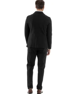 Abito Uomo Monopetto Viscosa Sartoriale Tinta Unita Nero Over-D OC1F2W5G01