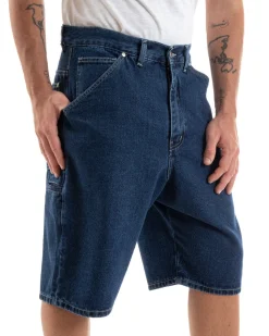 Bermuda Pantaloncini Uomo Corti Jeans Baggy Tasca Smart Denim GIOSAL-PC1918A