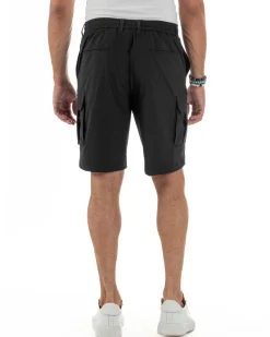 Bermuda Pantaloni Corti Cargo No Stiro PC2028A