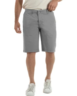 Bermuda uomo pantaloncini chino cotone tasche america basic grigio GIOSAL-PC2046A