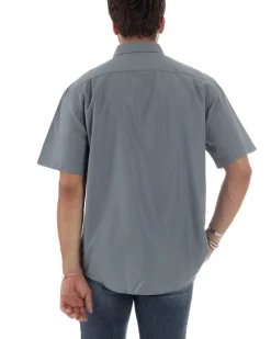 Camicia Maniche Corte Cotone Basic Regular Fit CC1223A