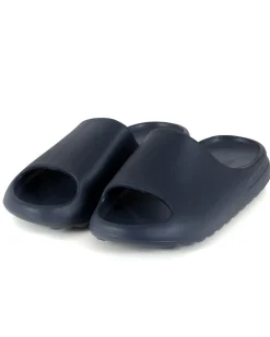 Ciabatte Uomo Unisex Gomma Estive Mare Piscina Tinta Unita Blu Pantofole Antiscivolo GIOSAL-S1225A