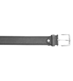 Cintura Uomo Larga Cinta Fibbia in Metallo Regolabile Grigio Scuro Eco Camoscio GIOSAL-A2100A