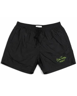 Costume da bagno bermuda mare uomo boxer gin tonic basic nero SUPERCULTURE BEACH-07