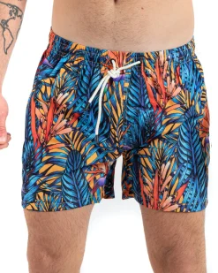 Costume Da Bagno Boxer Summer Pantaloncini Elastico Fantasia Multicolore GIOSAL-SU1127A