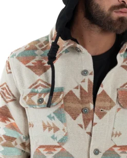 Giacca Camicia Con Cappuccio Overshirt Azteca BERNA M252276