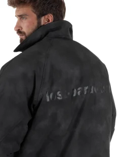 Giubbotto Bomber Oversize Sfumato Nero G3322A
