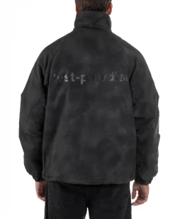 Giubbotto Bomber Oversize Sfumato Nero G3322A