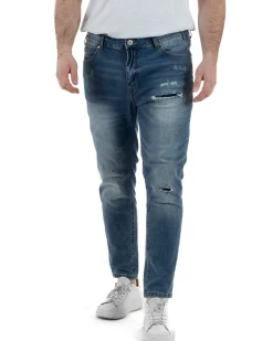 Jeans Cinque Tasche Slim Slavato TCJS1004A