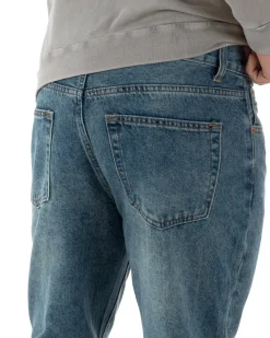 Jeans Uomo Baggy Fit Cinque Tasche Basic Denim JS1173A