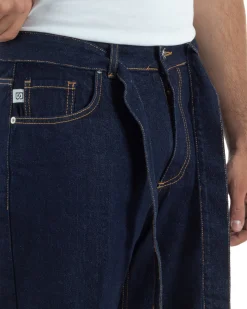 Jeans uomo carrot fit basic cintura denim scuro BlackSunday JS1194A