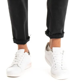 Jeans uomo loose fit pantaloni con rotture casual basic nero GIOSAL-P3278A
