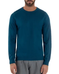 Maglioncino Uomo Girocollo Maglia Rasata Basic Ottanio M3056A