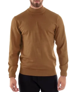 Maglioncino Uomo Maglia Mezzo Collo Sottogiacca Camel M2608A