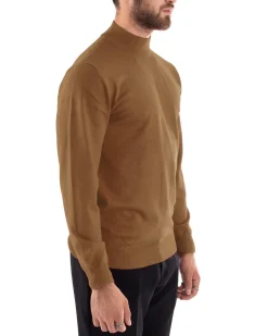 Maglioncino Uomo Maglia Mezzo Collo Sottogiacca Camel M2608A