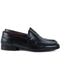 Mocassini College Uomo Con Bendina Scarpe Classiche Ecopelle Eleganti Cerimonia Suola Di Cuoio Con Ovalino Antiscivolo Casual Blu GIOSAL-S1273A