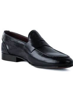 Mocassini College Uomo Con Bendina Scarpe Classiche Ecopelle Eleganti Cerimonia Suola Di Cuoio Con Ovalino Antiscivolo Casual Blu GIOSAL-S1273A