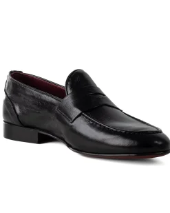 Mocassini College Uomo Con Bendina Scarpe Classiche Ecopelle Eleganti Cerimonia Suola Di Cuoio Con Ovalino Antiscivolo Casual Nero GIOSAL-S1274A