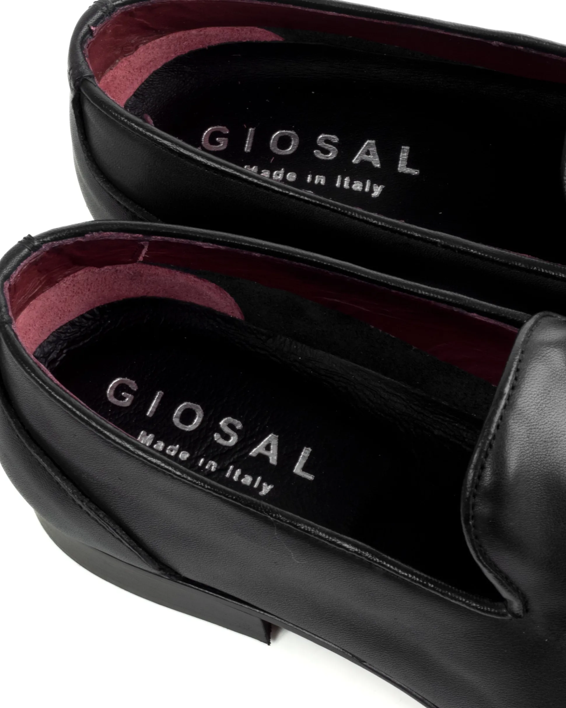 Mocassini College Uomo Con Nappine Scarpe Classiche Ecopelle Morbida Eleganti Cerimonia Suola Di Cuoio Con Ovalino Antiscivolo Casual Nero GIOSAL-S1282A