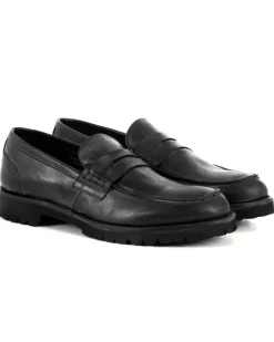Mocassini College Uomo Scarpe Alte Ecopelle Nero Eleganti Casual Sportive GIOSAL-S1212A