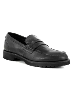 Mocassini College Uomo Scarpe Alte Ecopelle Nero Eleganti Casual Sportive GIOSAL-S1212A