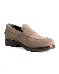 Mocassini College Uomo Scarpe Camoscio Eleganti Cerimonia Suola Di Gomma Casual Beige GIOSAL-S1291A