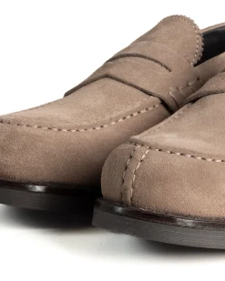 Mocassini College Uomo Scarpe Camoscio Eleganti Cerimonia Suola Di Gomma Casual Beige GIOSAL-S1291A