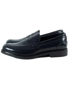 Mocassini College Uomo Scarpe Ecopelle Abrasivate Eleganti Cerimonia Suola Di Gomma Casual Blu GIOSAL-S1284A