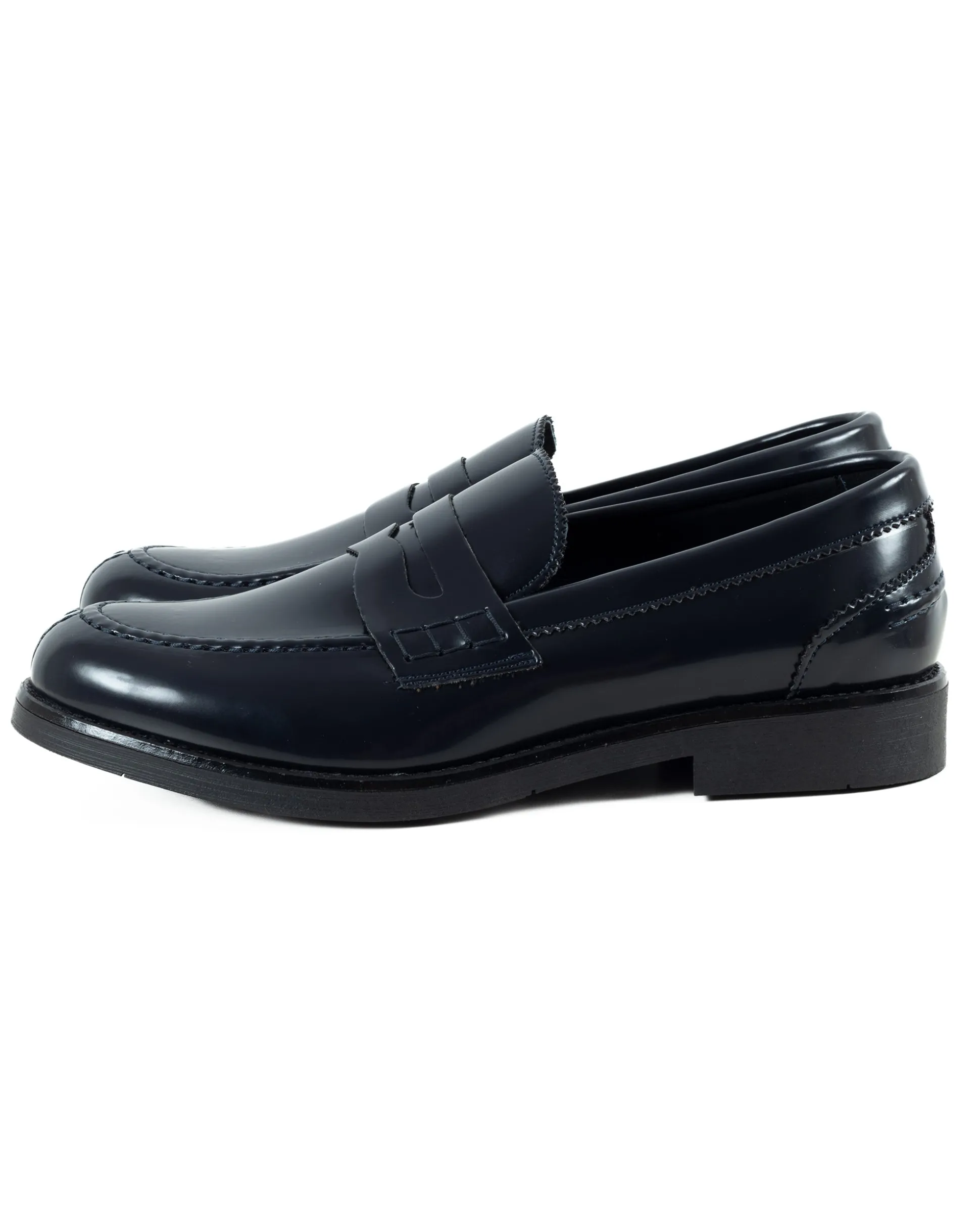 Mocassini College Uomo Scarpe Ecopelle Abrasivate Eleganti Cerimonia Suola Di Gomma Casual Blu GIOSAL-S1284A