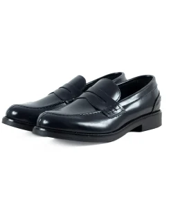 Mocassini College Uomo Scarpe Ecopelle Abrasivate Eleganti Cerimonia Suola Di Gomma Casual Blu GIOSAL-S1284A
