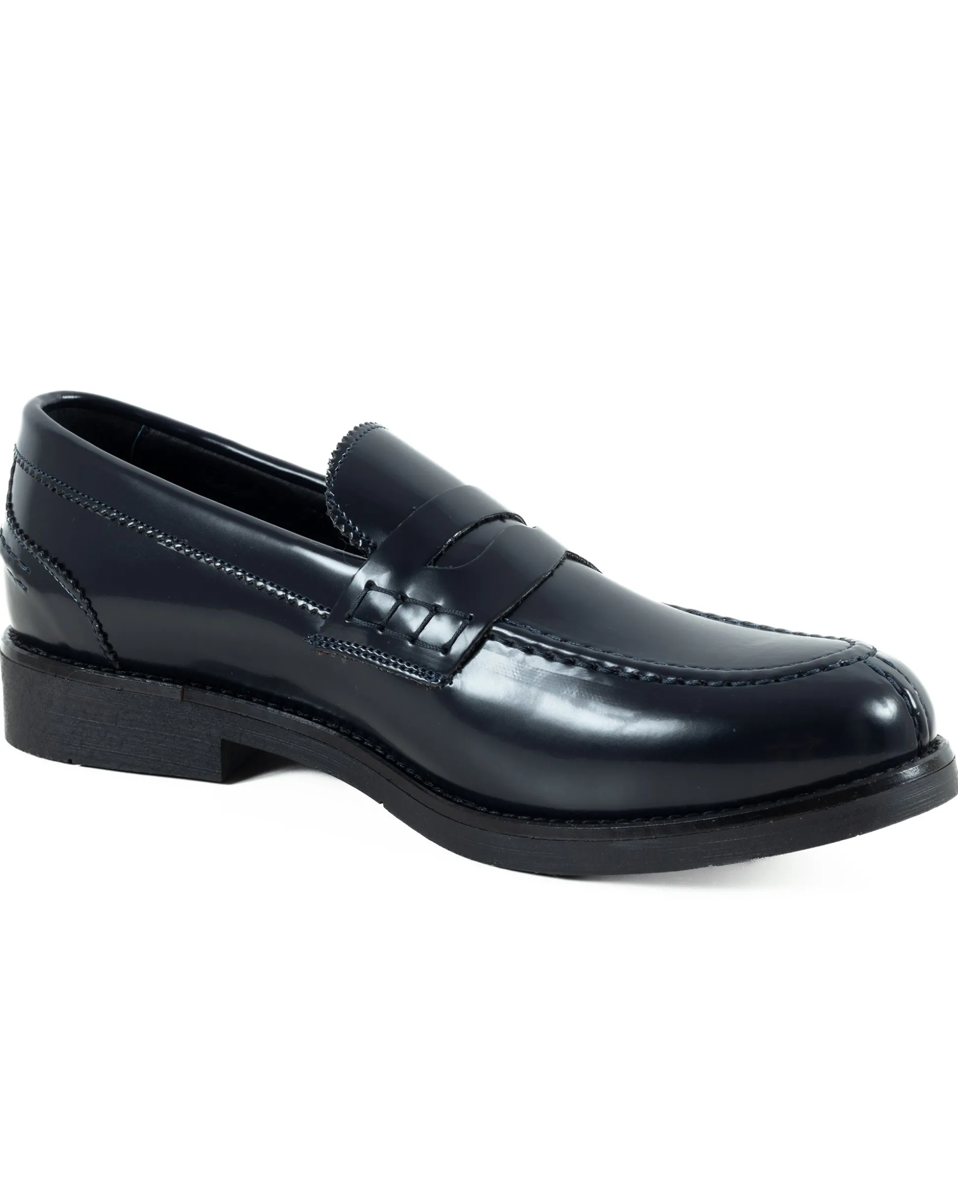 Mocassini College Uomo Scarpe Ecopelle Abrasivate Eleganti Cerimonia Suola Di Gomma Casual Blu GIOSAL-S1284A