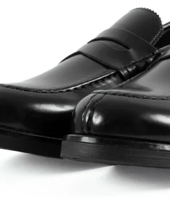 Mocassini College Uomo Scarpe Ecopelle Abrasivate Eleganti Cerimonia Suola Di Gomma Casual Nero GIOSAL-S1283A