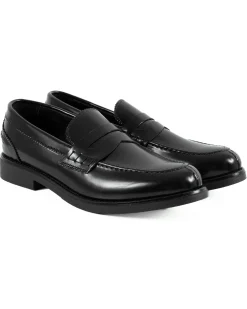 Mocassini College Uomo Scarpe Ecopelle Abrasivate Eleganti Cerimonia Suola Di Gomma Casual Nero GIOSAL-S1283A