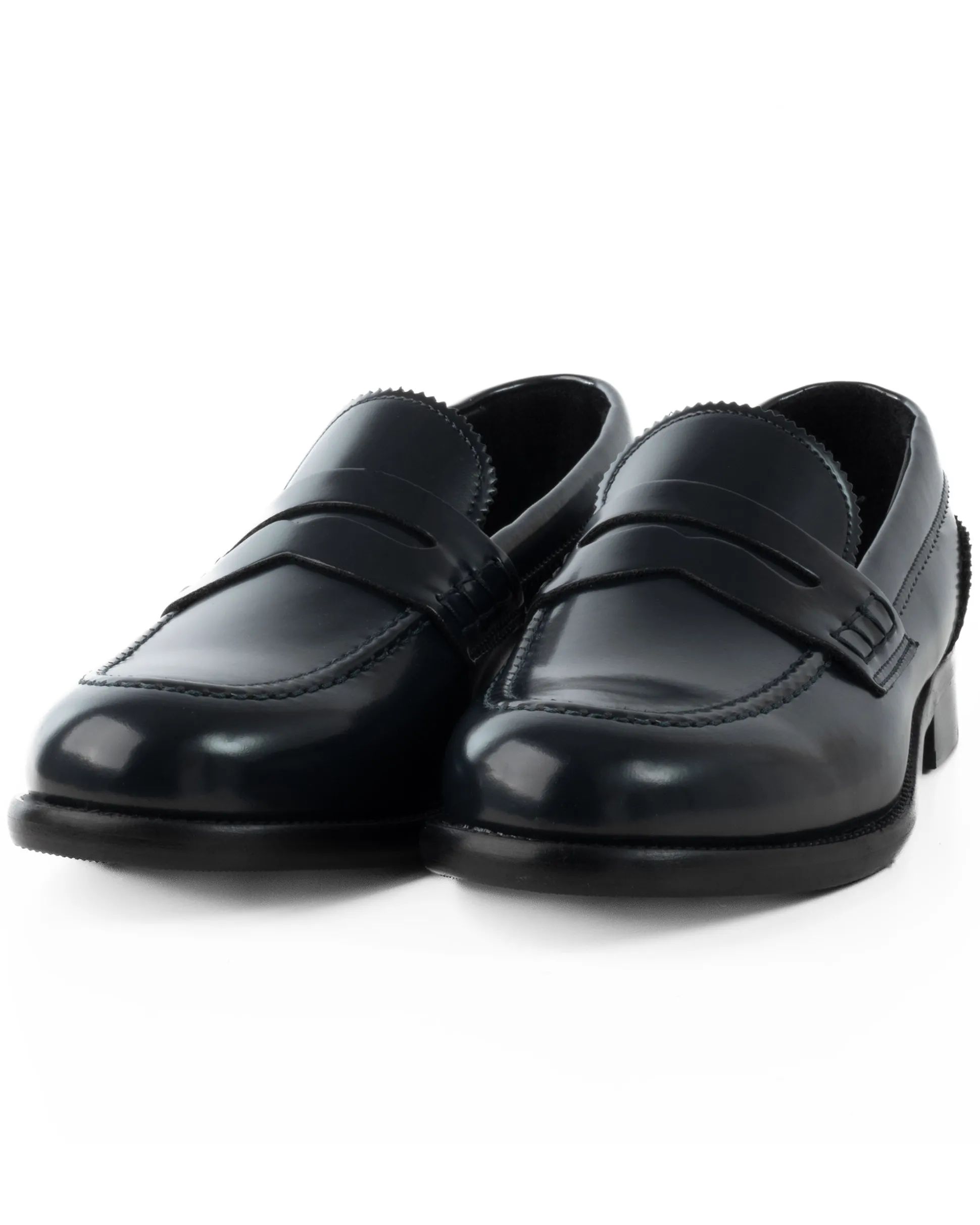 Mocassini College Uomo Scarpe Ecopelle Abrasivate Eleganti Cerimonia Suola Di Cuoio Casual Blu GIOSAL-S1261A