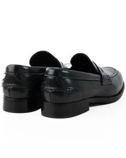 Mocassini College Uomo Scarpe Ecopelle Abrasivate Eleganti Cerimonia Suola Di Cuoio Casual Blu GIOSAL-S1261A