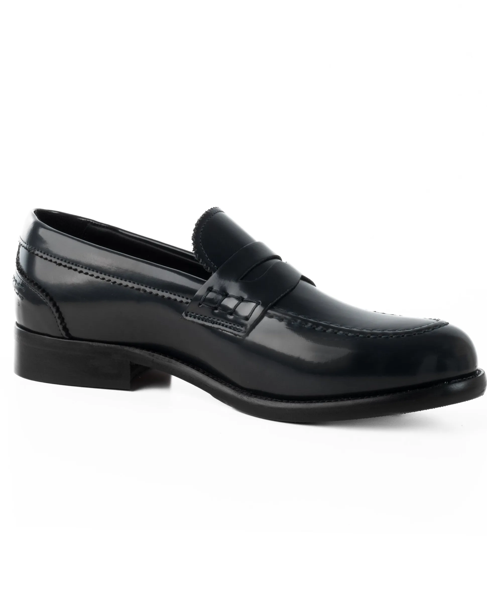 Mocassini College Uomo Scarpe Ecopelle Abrasivate Eleganti Cerimonia Suola Di Cuoio Casual Blu GIOSAL-S1261A