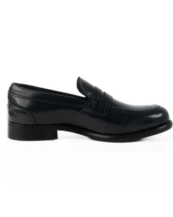 Mocassini College Uomo Scarpe Ecopelle Abrasivate Eleganti Cerimonia Suola Di Cuoio Casual Blu GIOSAL-S1261A