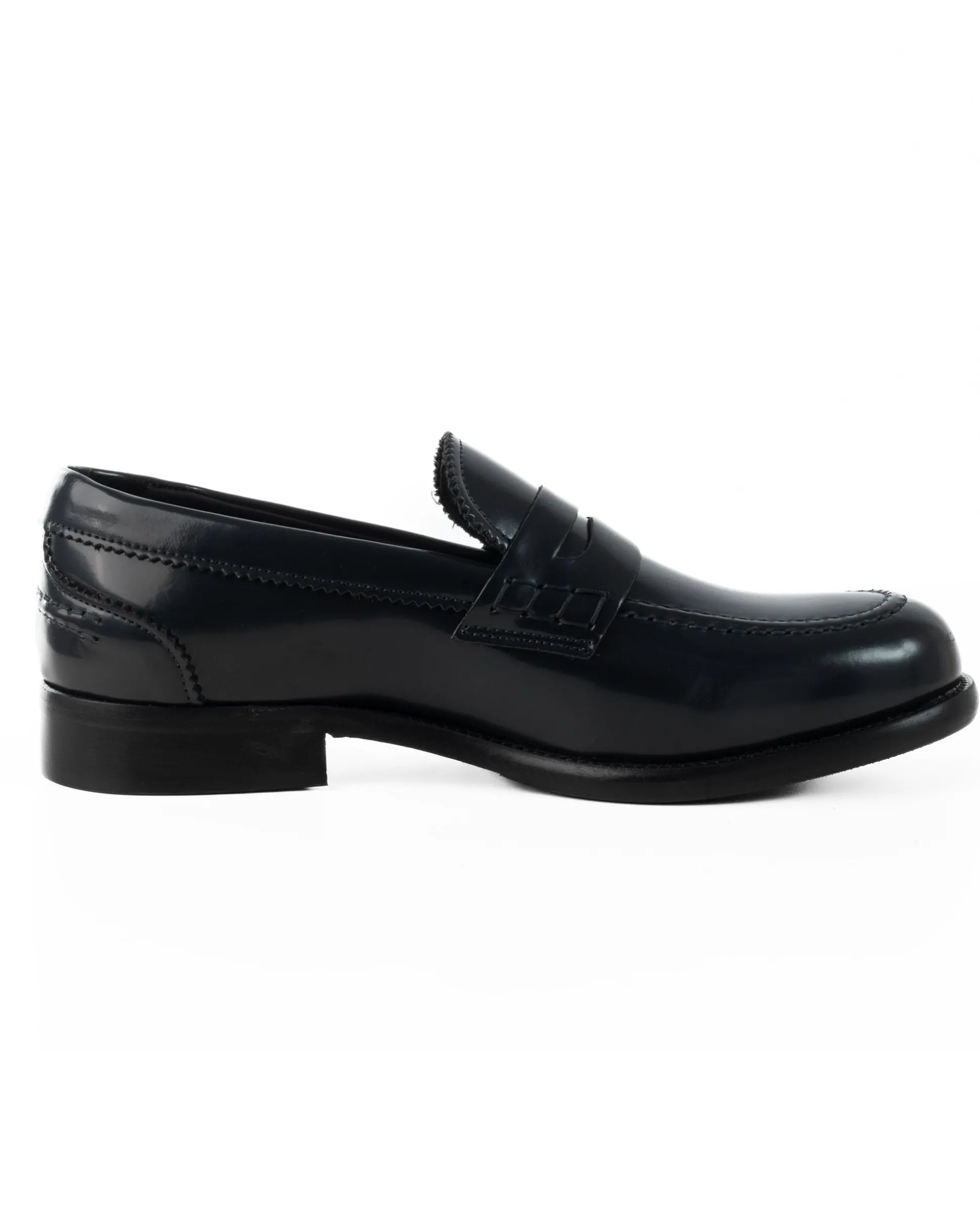 Mocassini College Uomo Scarpe Ecopelle Abrasivate Eleganti Cerimonia Suola Di Cuoio Casual Blu GIOSAL-S1261A