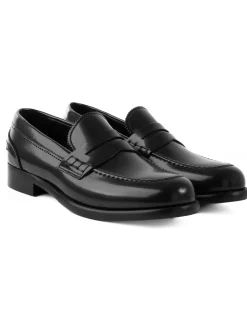 Mocassini College Uomo Scarpe Ecopelle Abrasivate Eleganti Cerimonia Suola Di Cuoio Casual Nero GIOSAL-S1260A