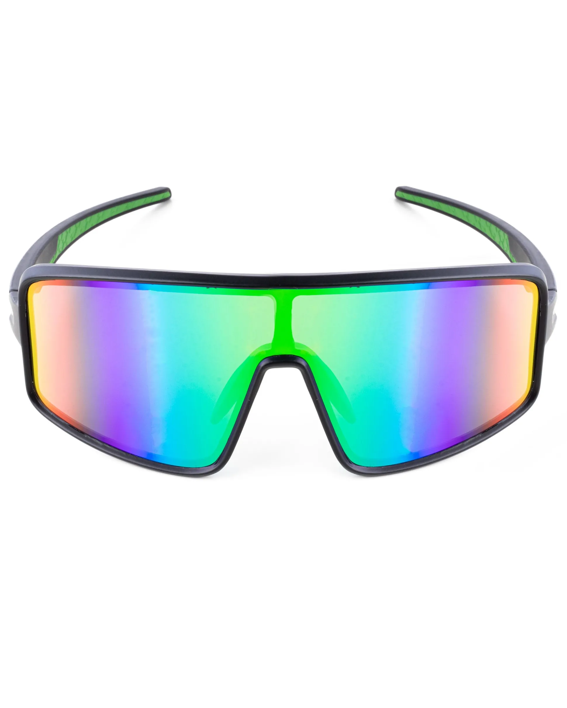 Occhiali da Sole Over A Maschera Casual Sunglasses Lenti Multicolore Nero Unisex Uomo Donna GIOSAL-OC1097A