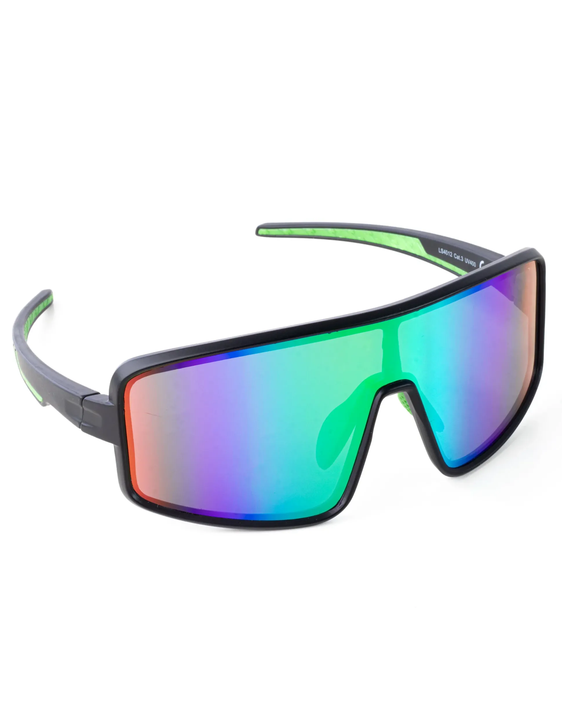 Occhiali da Sole Over A Maschera Casual Sunglasses Lenti Multicolore Nero Unisex Uomo Donna GIOSAL-OC1097A