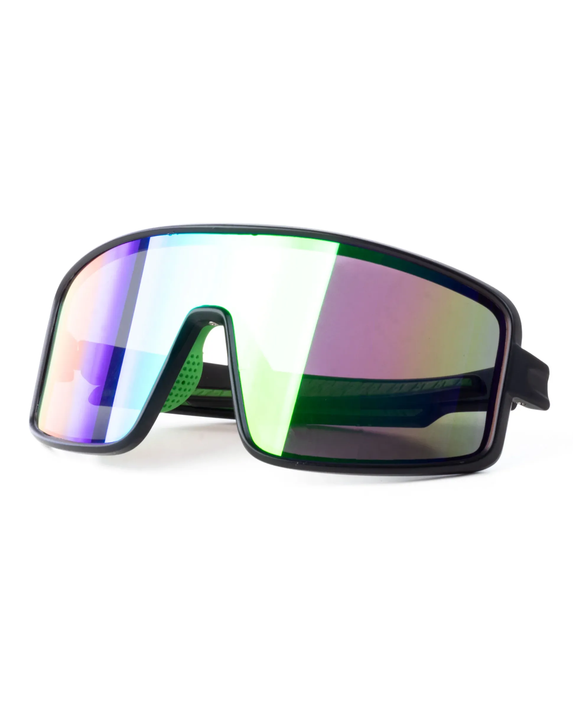 Occhiali da Sole Over A Maschera Casual Sunglasses Lenti Multicolore Nero Unisex Uomo Donna GIOSAL-OC1097A