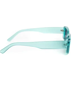Occhiali da Sole Rettangolari Casual Sunglasses Uomo Donna Unisex Azzurro GIOSAL-OC1071A